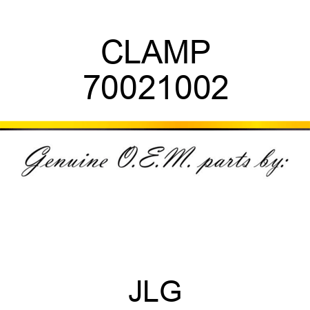 CLAMP 70021002