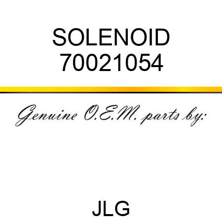 SOLENOID 70021054