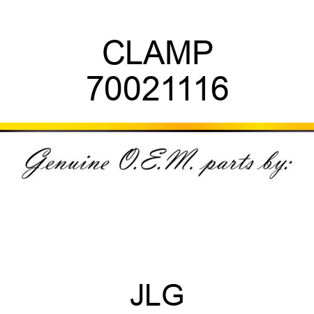 CLAMP 70021116