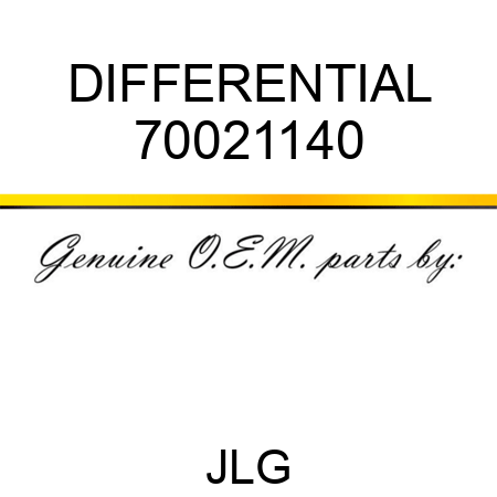 DIFFERENTIAL 70021140