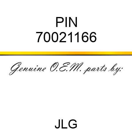PIN 70021166