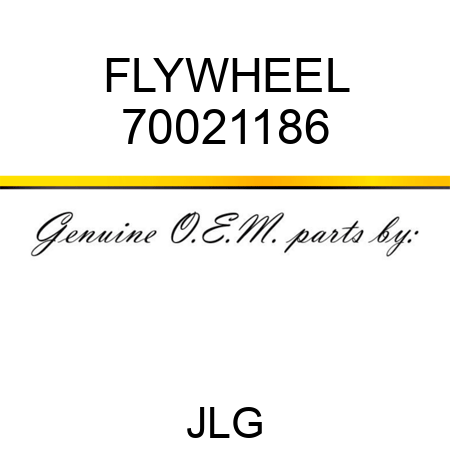 FLYWHEEL 70021186