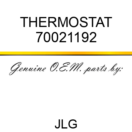 THERMOSTAT 70021192