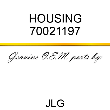HOUSING 70021197