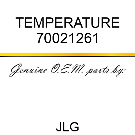 TEMPERATURE 70021261