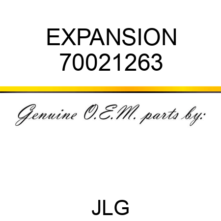 EXPANSION 70021263