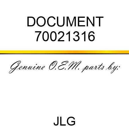 DOCUMENT 70021316