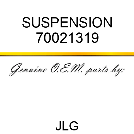 SUSPENSION 70021319
