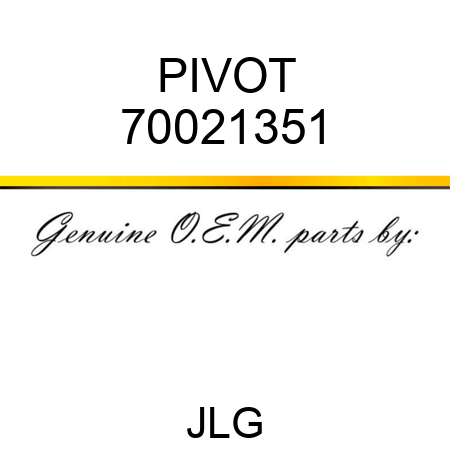 PIVOT 70021351