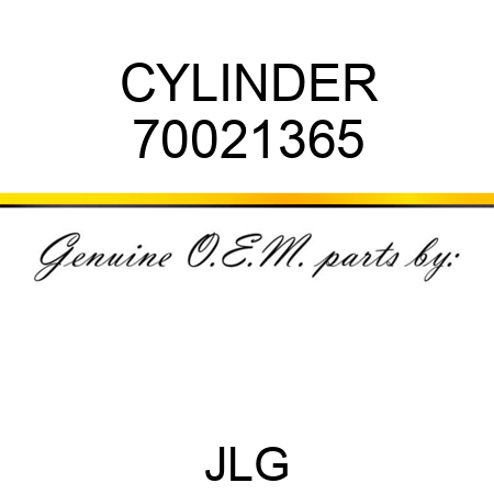 CYLINDER 70021365