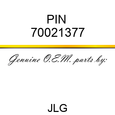 PIN  70021377