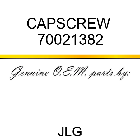 CAPSCREW  70021382