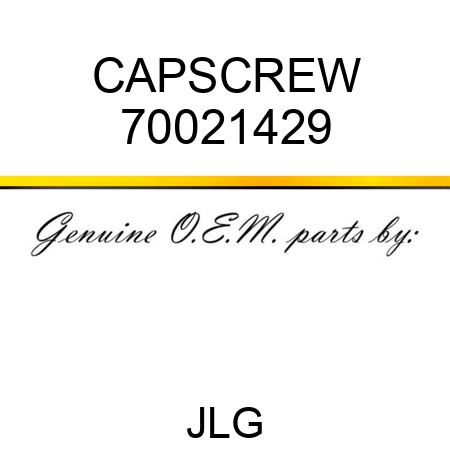 CAPSCREW 70021429