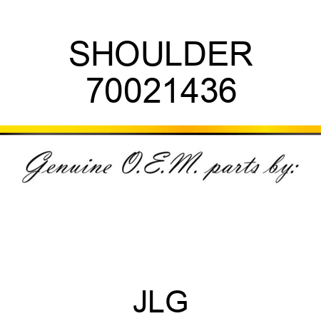 SHOULDER 70021436