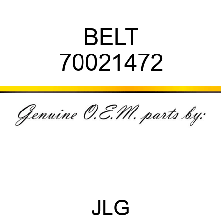 BELT 70021472