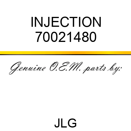INJECTION 70021480