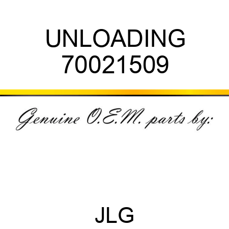 UNLOADING 70021509
