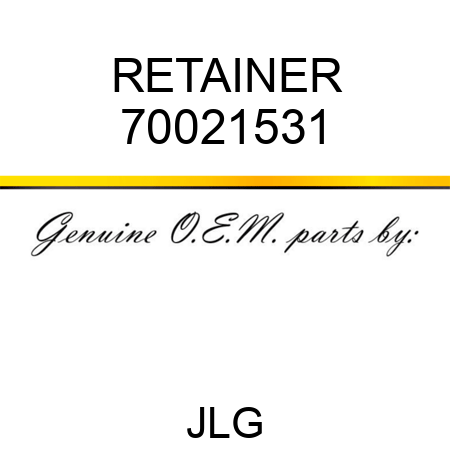 RETAINER 70021531