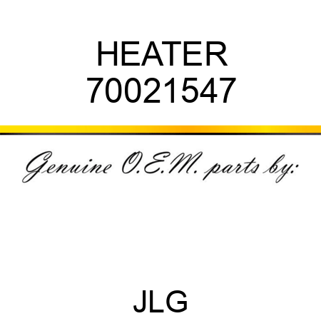 HEATER 70021547