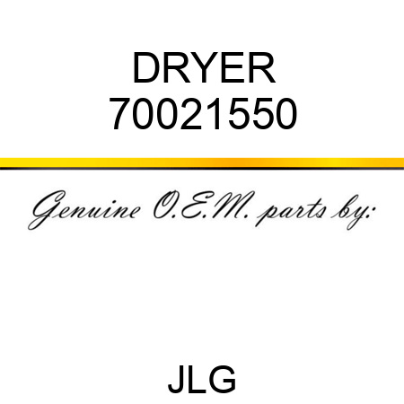 DRYER 70021550