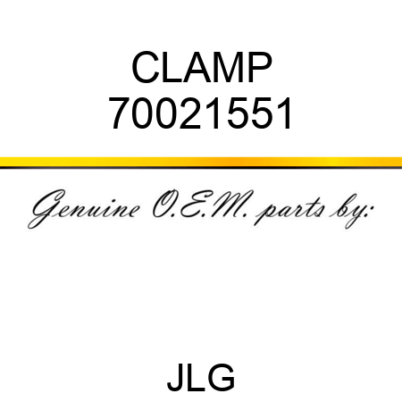 CLAMP 70021551