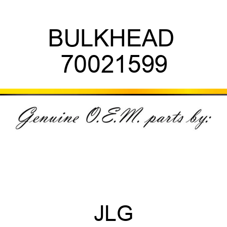 BULKHEAD  70021599