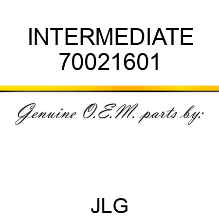 INTERMEDIATE 70021601