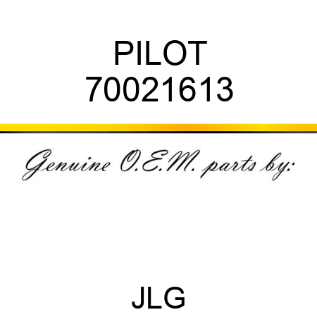 PILOT 70021613