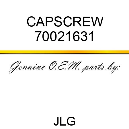 CAPSCREW 70021631
