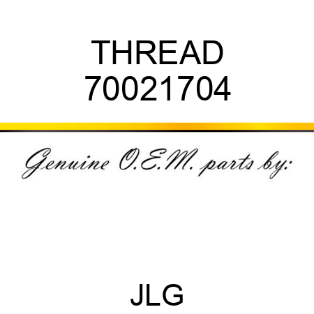 THREAD 70021704