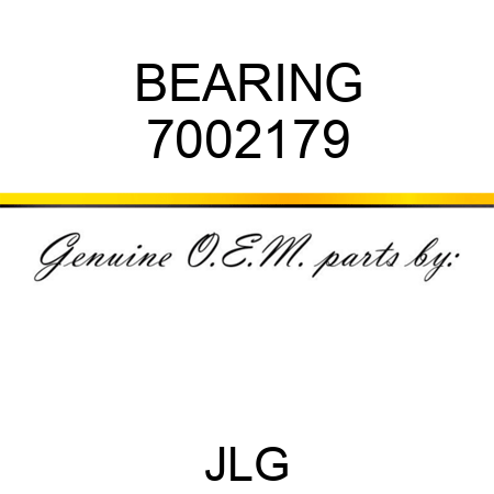 BEARING 7002179