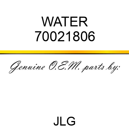 WATER 70021806