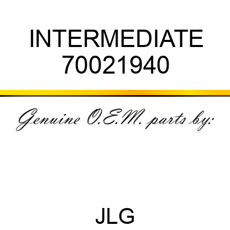 INTERMEDIATE 70021940