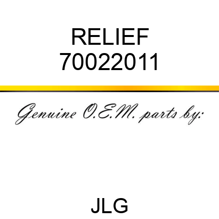 RELIEF 70022011