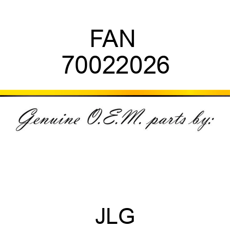 FAN  70022026