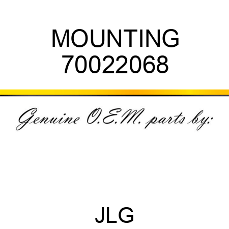 MOUNTING 70022068