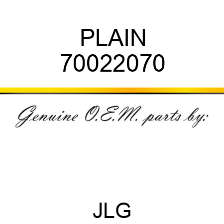 PLAIN 70022070