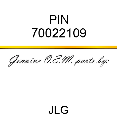 PIN 70022109