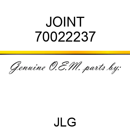 JOINT 70022237