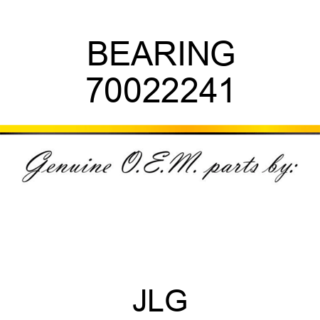 BEARING 70022241
