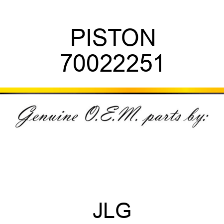 PISTON 70022251