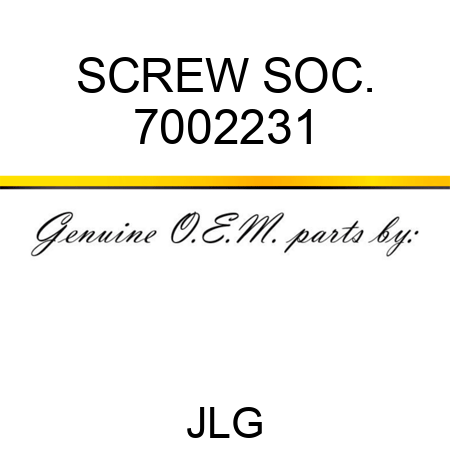 SCREW SOC. 7002231