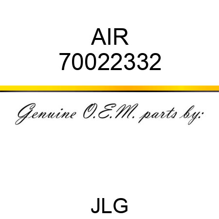 AIR 70022332