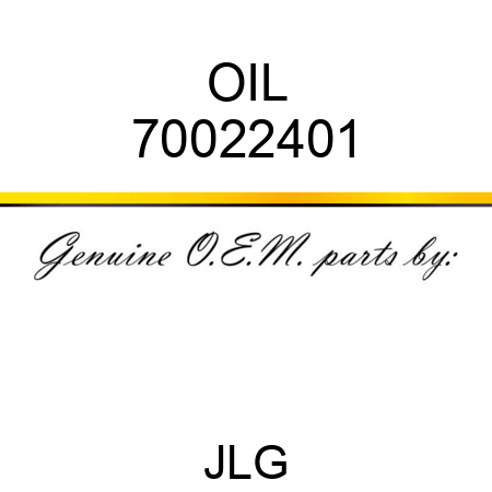 OIL 70022401