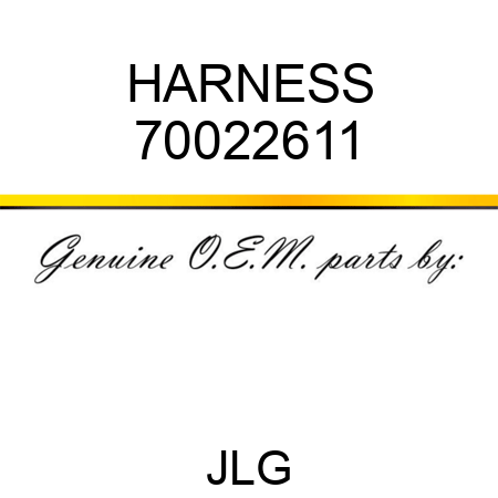 HARNESS 70022611
