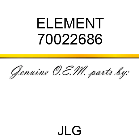 ELEMENT 70022686