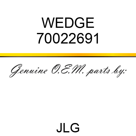 WEDGE 70022691