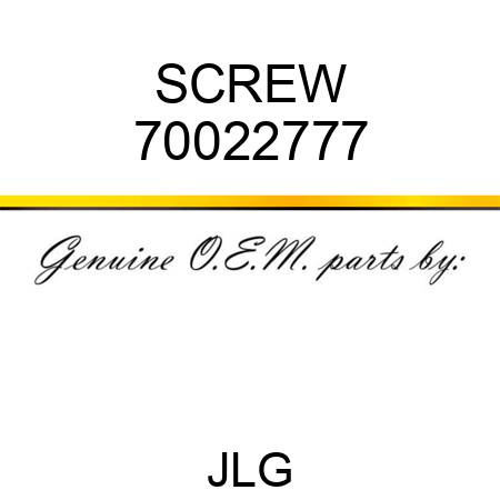 SCREW 70022777