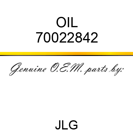 OIL 70022842