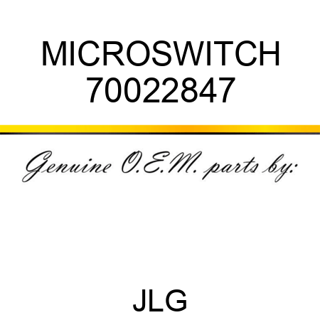 MICROSWITCH 70022847